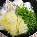 白菜と豆腐のあっさり鍋